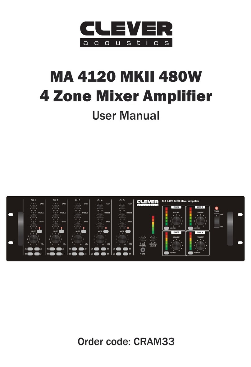 Clever Acoustics MA 4120 MKII User manual