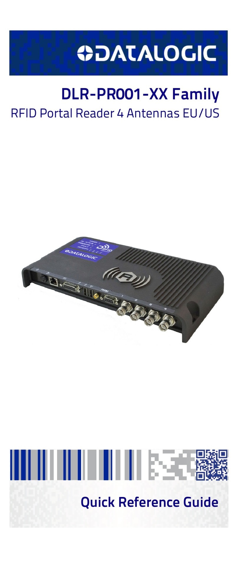 Datalogic DLR-PR001 Series Quick reference guide