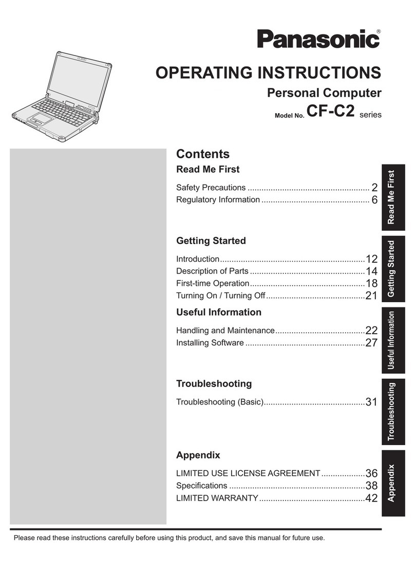 Panasonic CF-C2CCAZZBM User manual Panasonic CF-C2CCAZZBM User manual