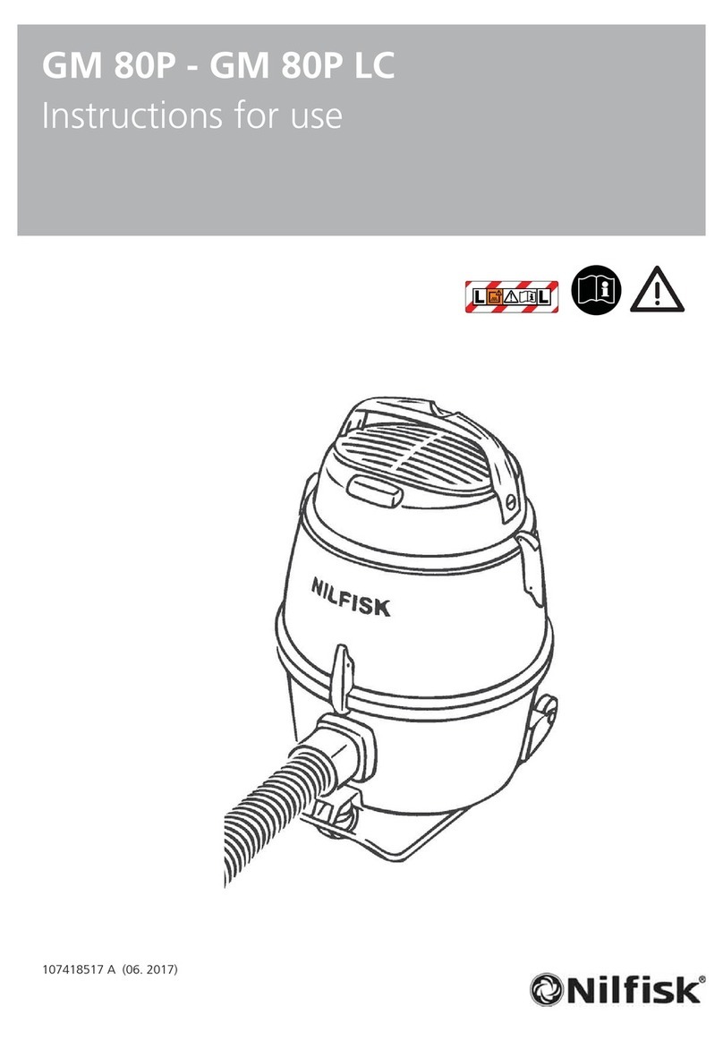 Nilfisk-Advance GM 80P User manual