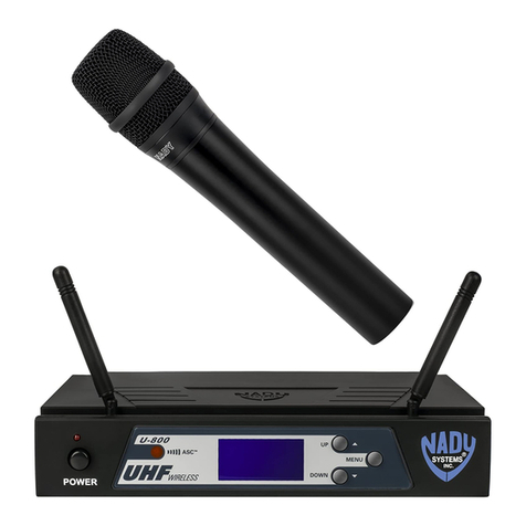 Nady Systems U-800 User manual