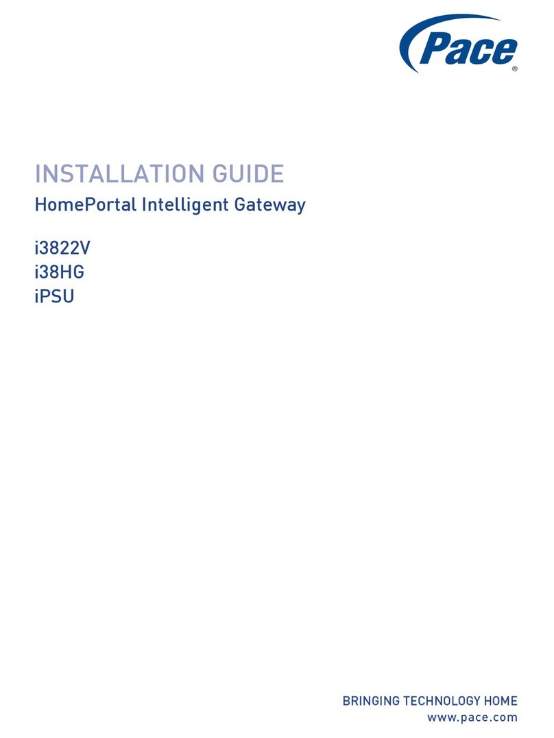 Pace i3822V User manual