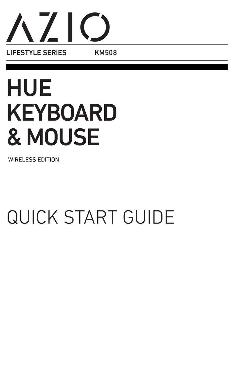 Azio KM508 quick start guide