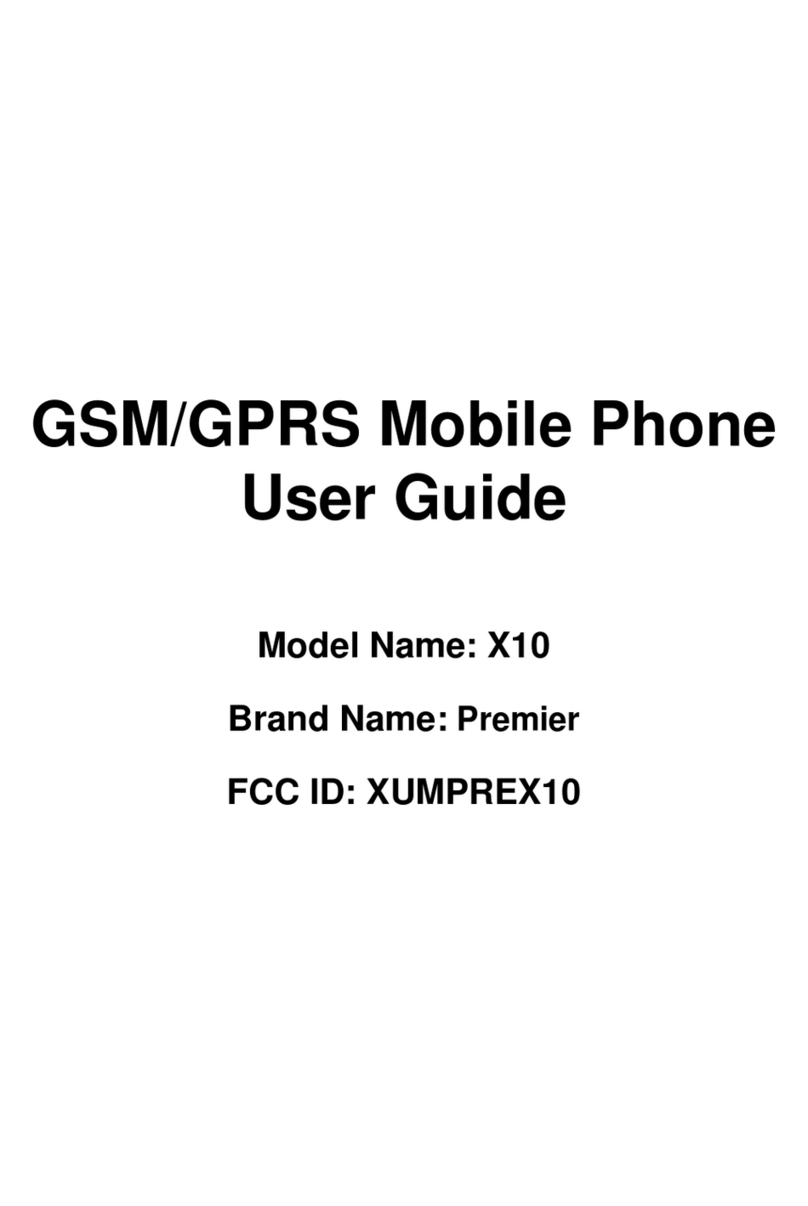 Premier X10 User manual