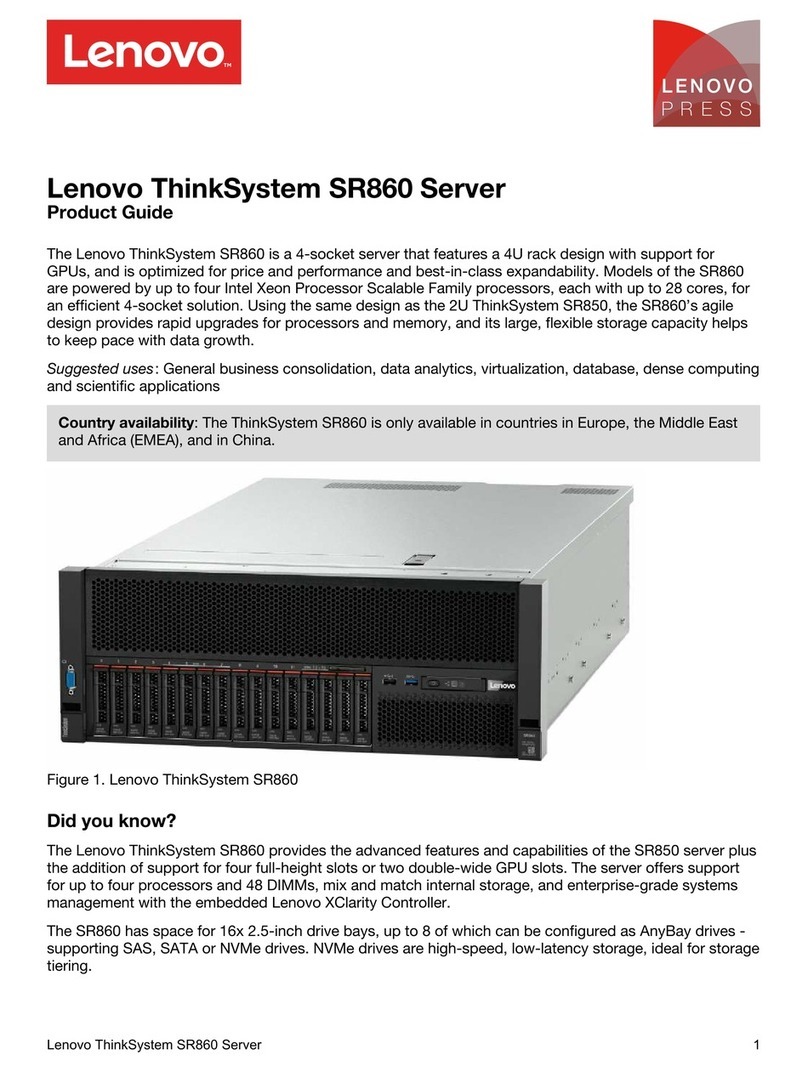 Lenovo ThinkSystem SR860 User manual
