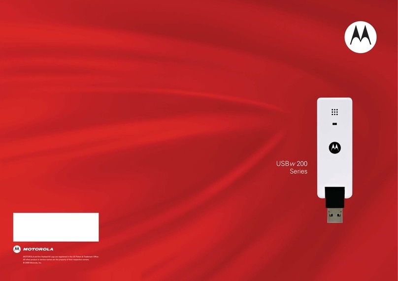 Motorola USBW 200 Series quick start guide