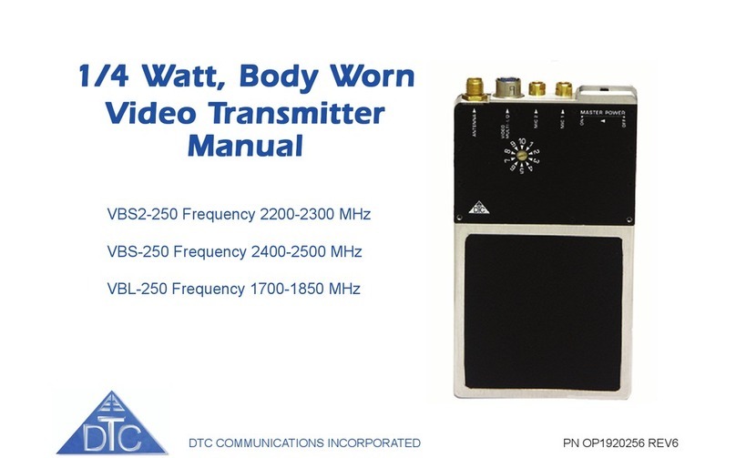 DTC VBS2-250 User manual