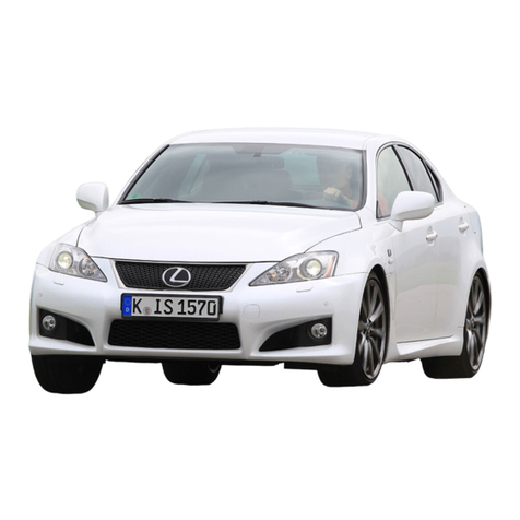Lexus IS F 2012 User manual