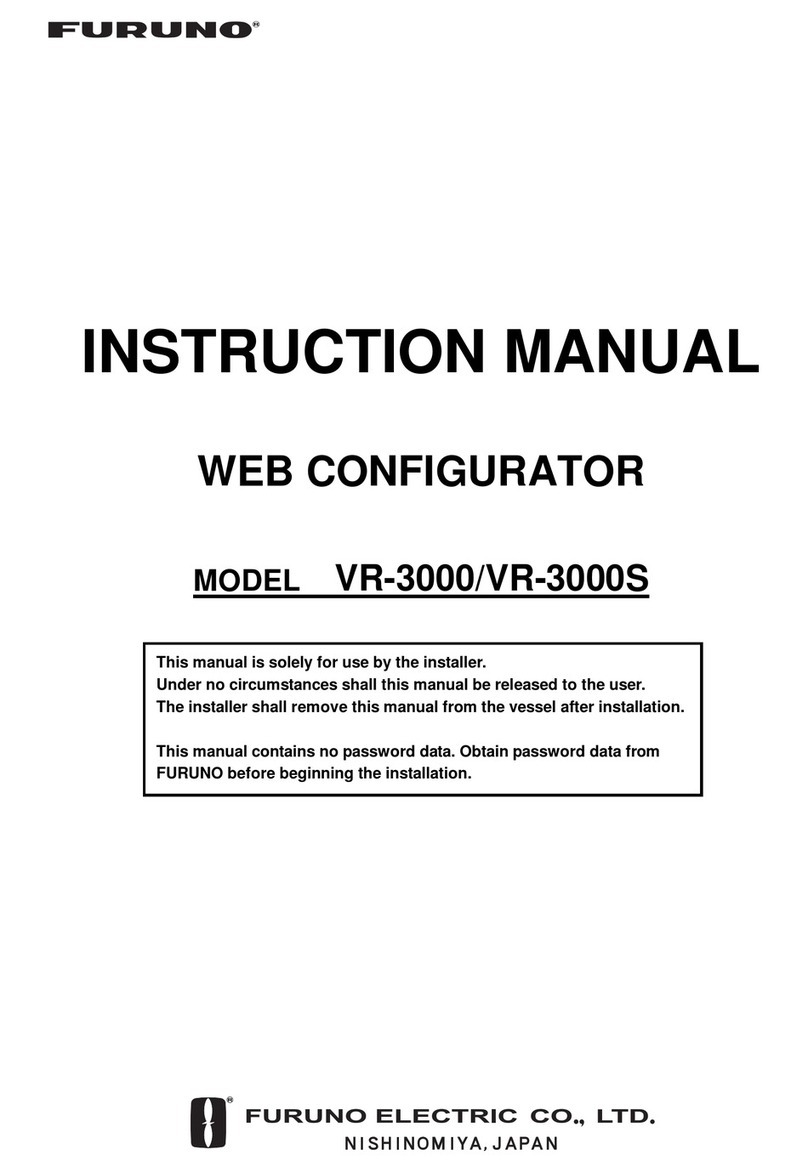 Furuno VR-3000 instruction manual