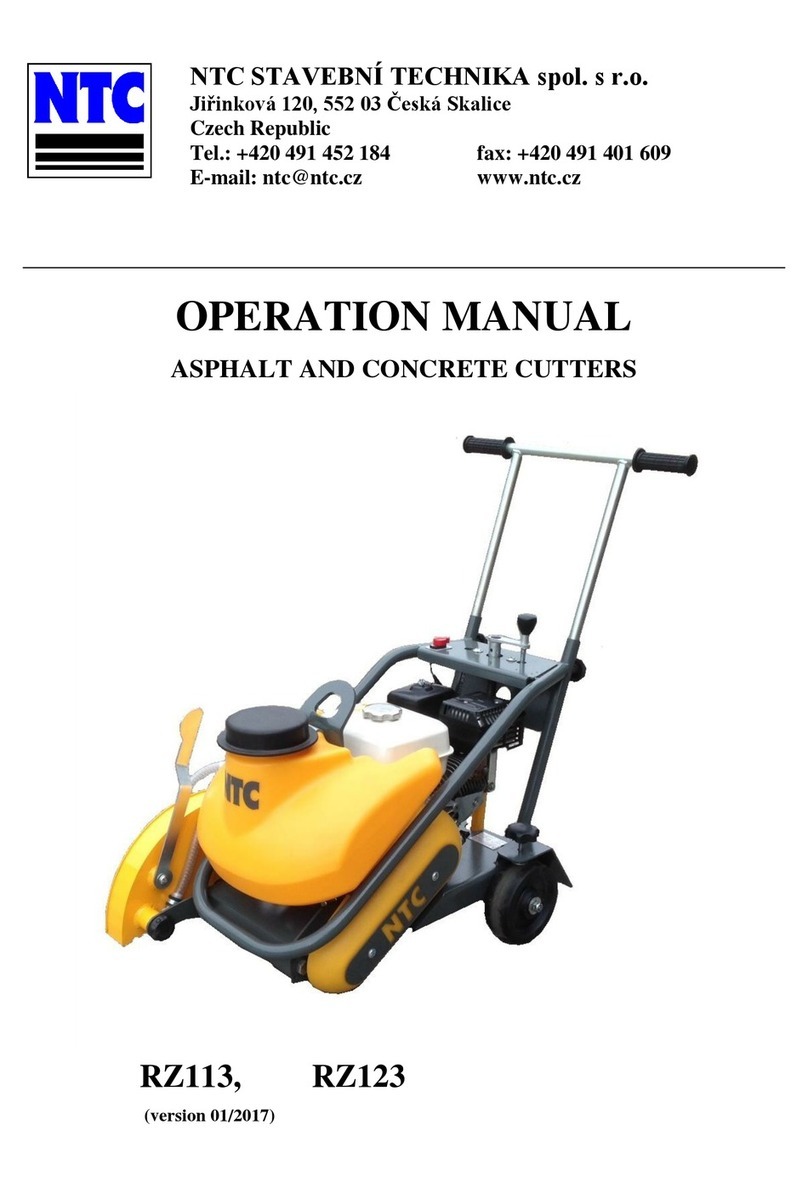 NTC RZ113 Operation manual