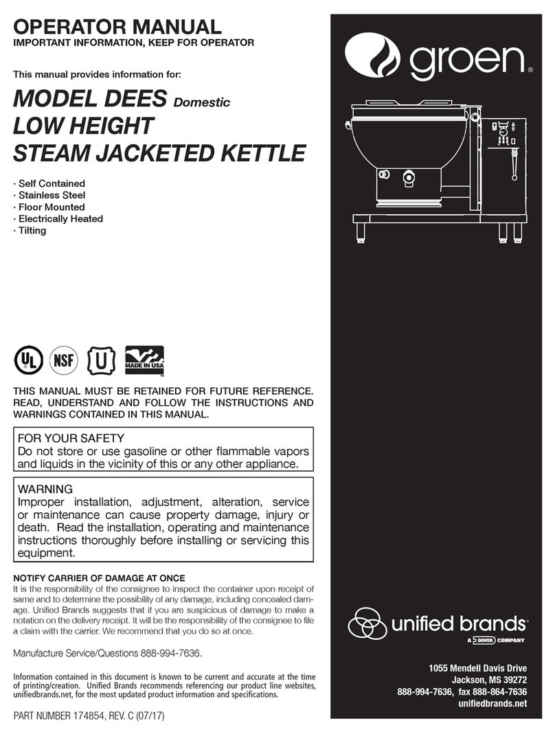 Groen DEES-40 User manual