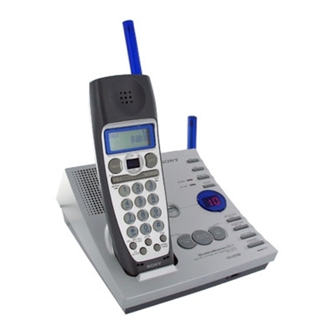 Sony SPP-A2770 - 2.4ghz Cordless Telephone Service manual