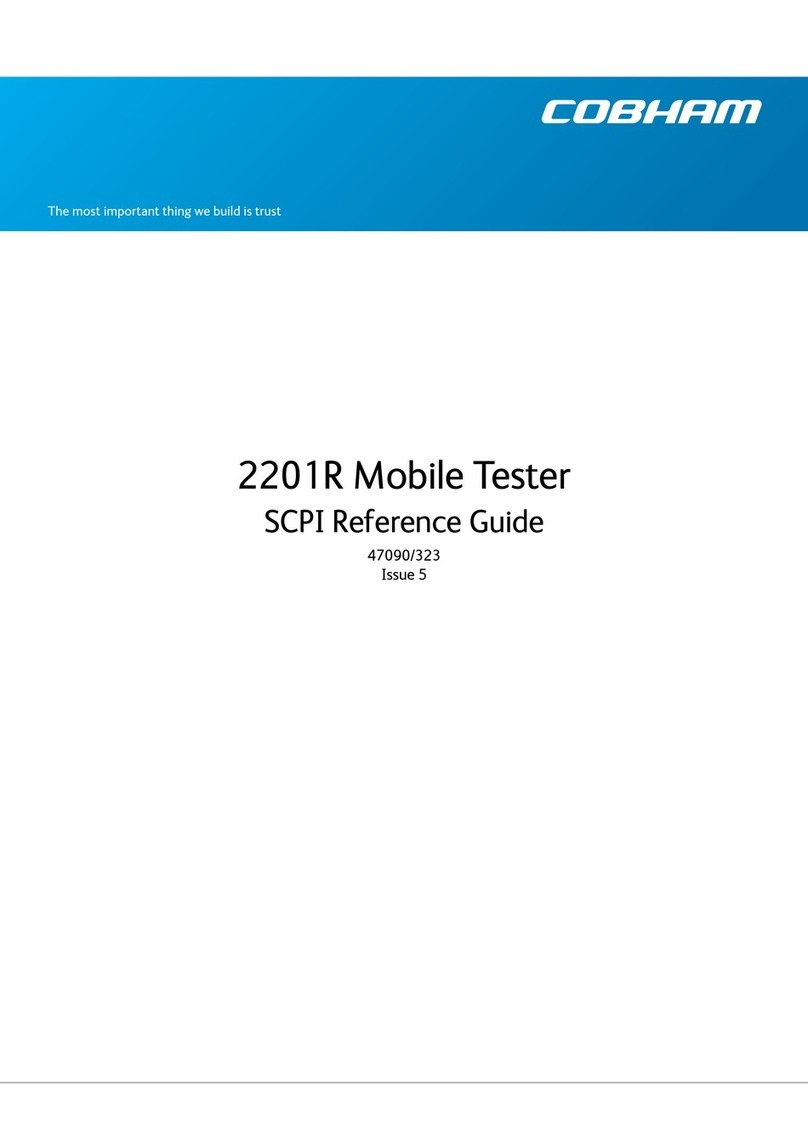 COBHAM 2201R reference guide