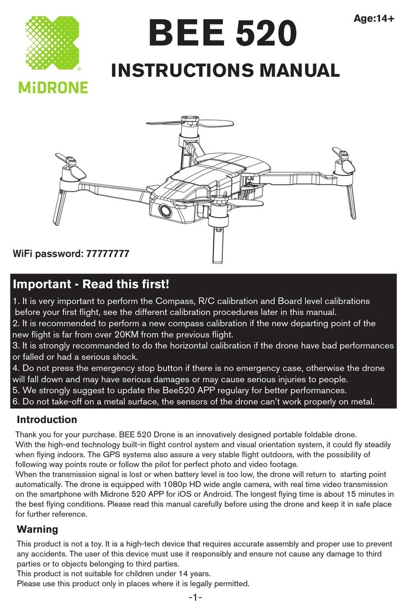 MiDRONE BEE 520 instruction manual