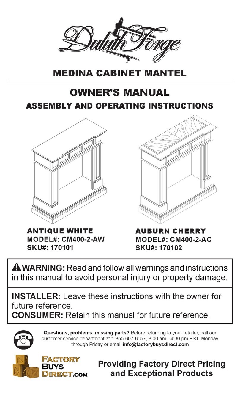 Duluth Forge 170101 User manual
