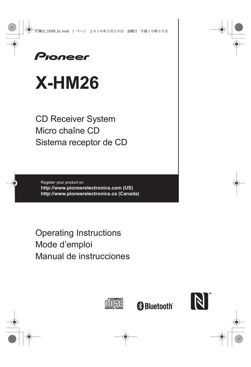 Pioneer X-HM26 operating instructions