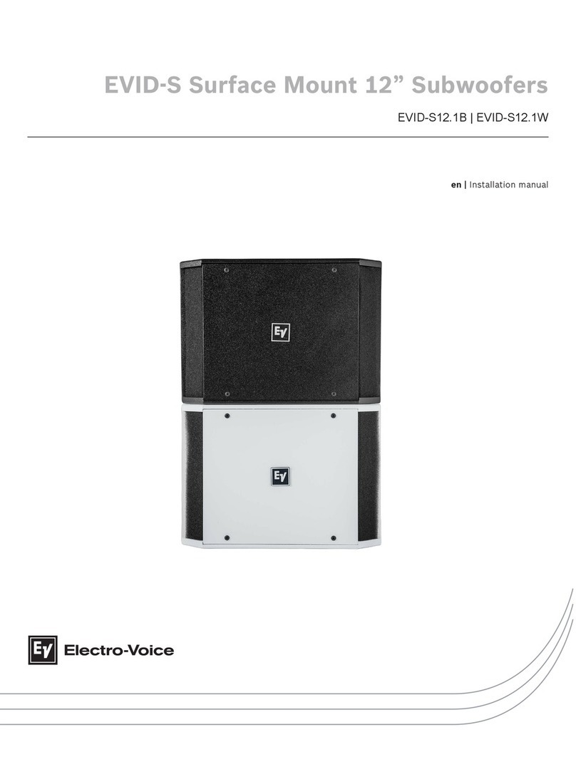 Electro-Voice EVID-S12.1B User manual