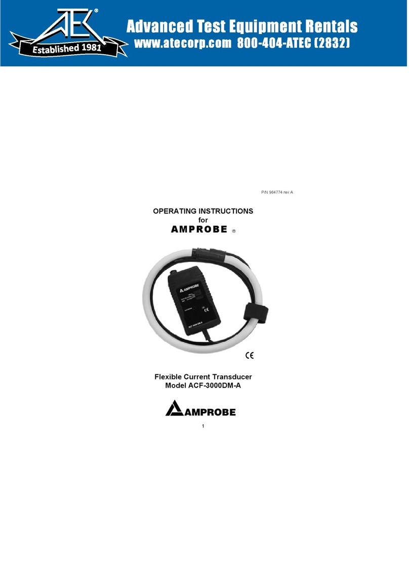 Amprobe ACF-3000DM-A operating instructions