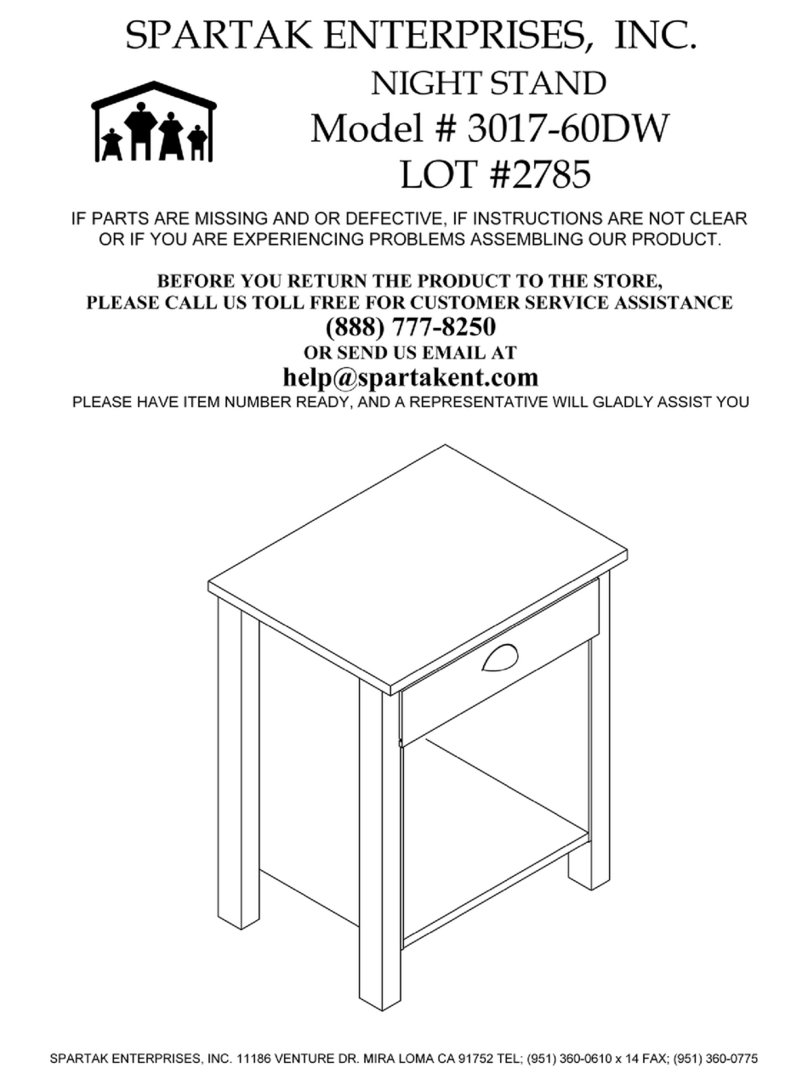 venture horizon 3017 Assembly manual
