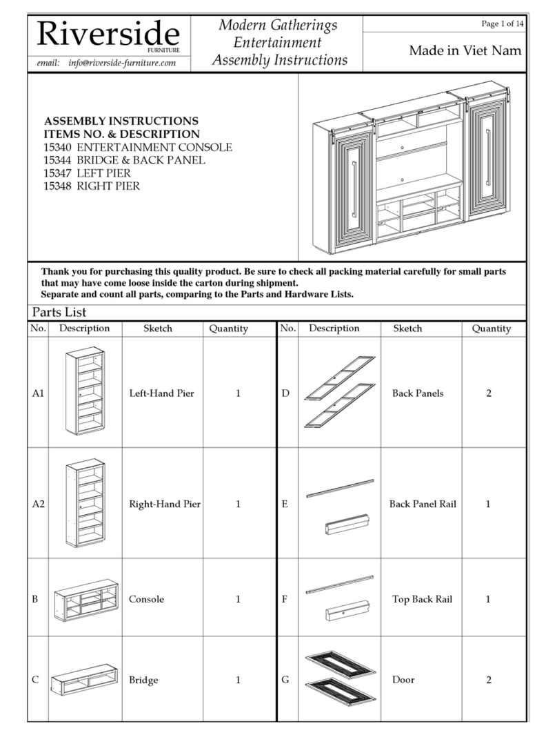 Riverside 15340 User manual Riverside 15340 User manual