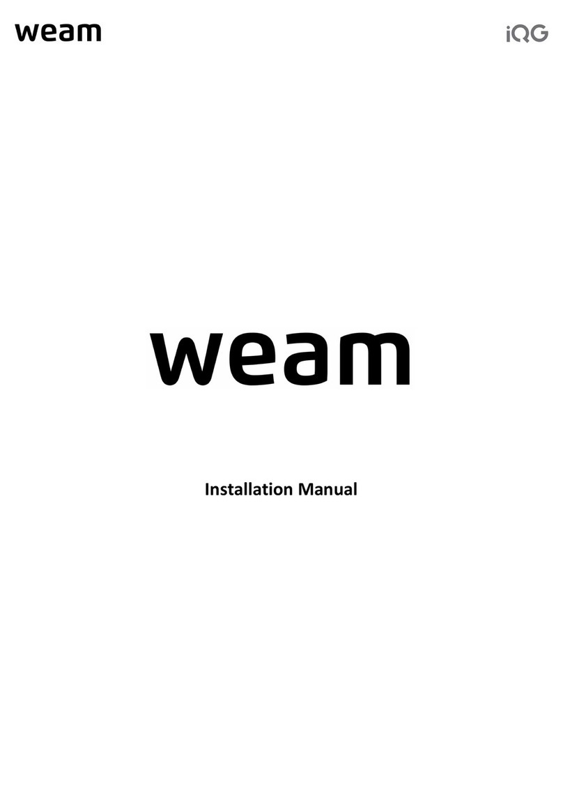 IQG Weam W1O installation manual
