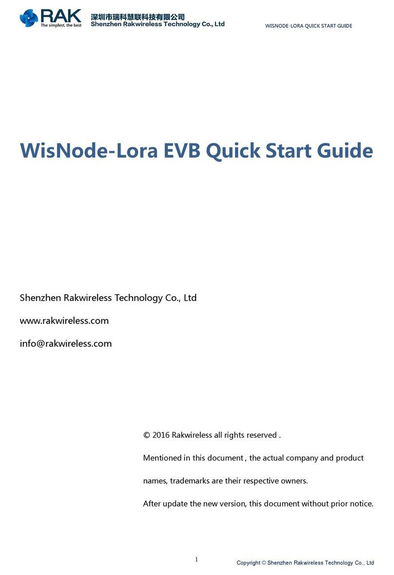 Shenzhen Rakwireless Technology WisNode-Lora quick start guide