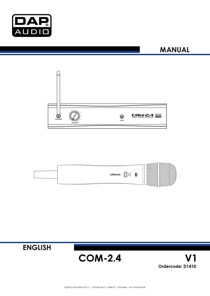 DAPAudio COM-2.4 manual