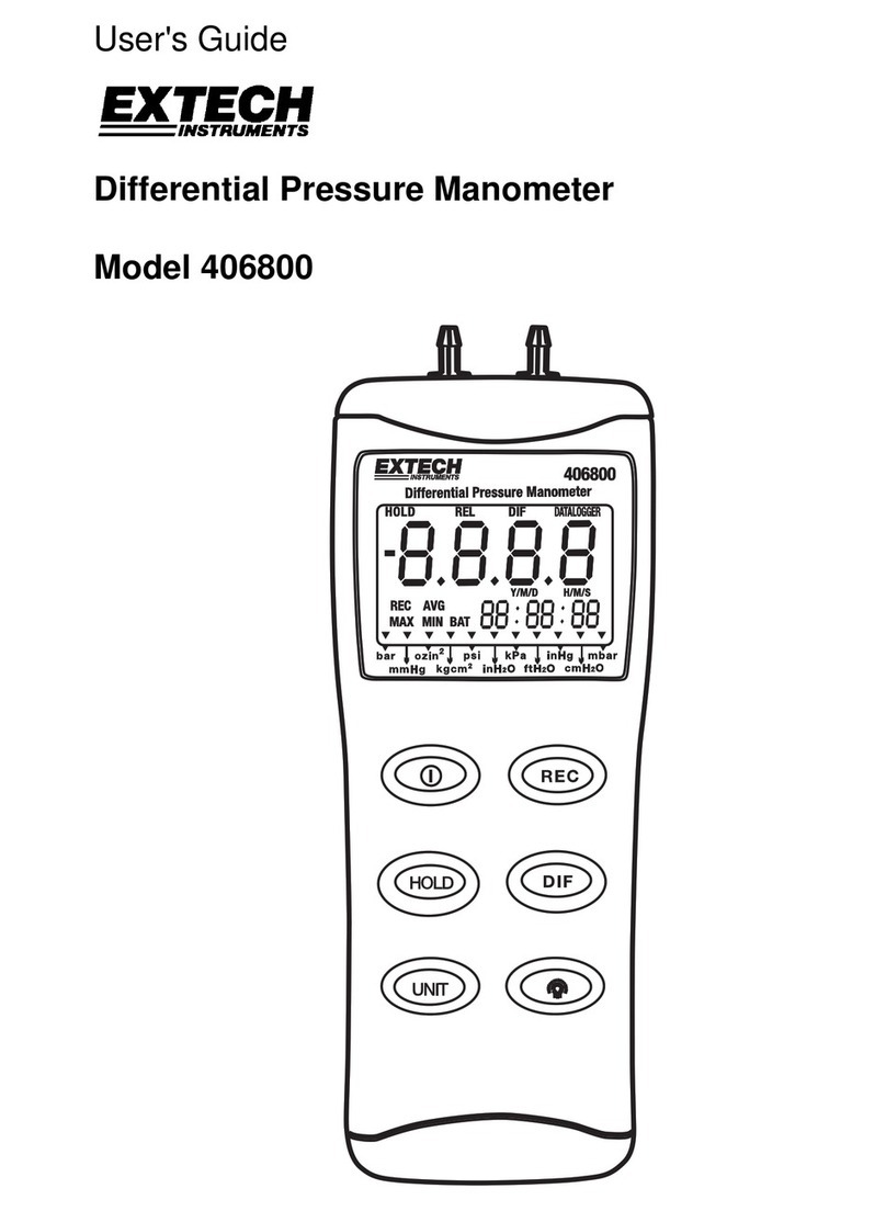 Extech Instruments 406800 User manual Extech Instruments 406800 User manual