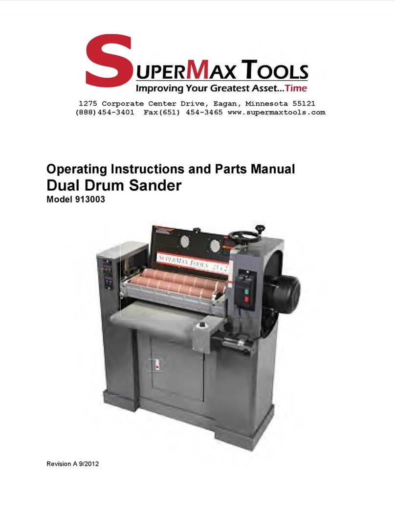 SuperMax 913003 Service manual
