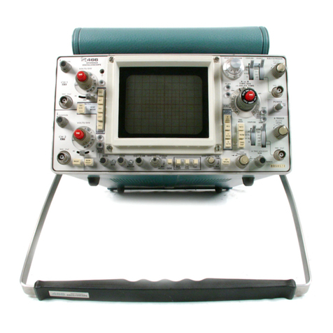 Tektronix 466 User manual
