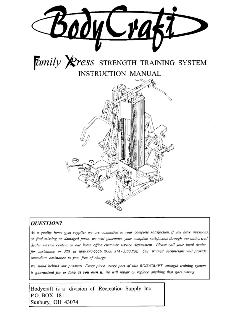 Body Craft Family Xpress instruction manual