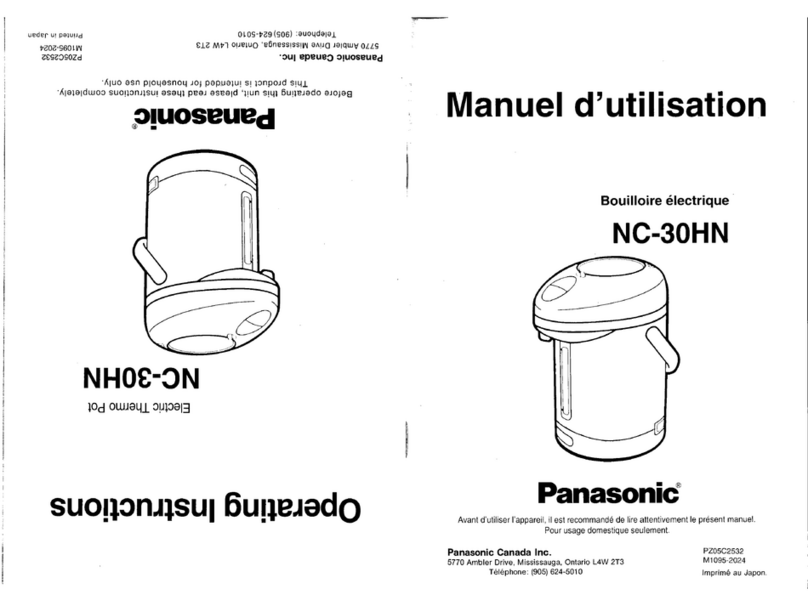Panasonic NC-30HN User manual