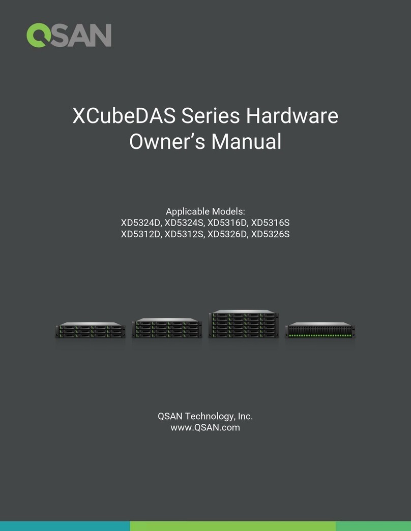 Qsan Technology XCubeDAS XD5324D owner's manual