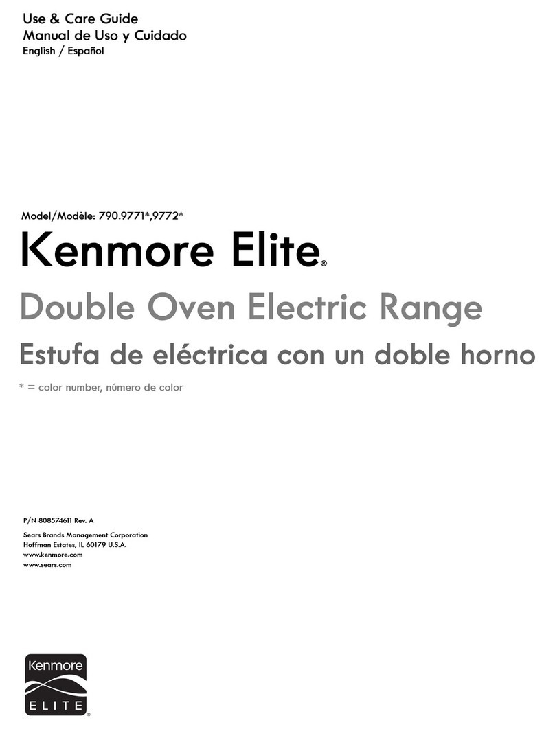 Kenmore 790.9772 series Use & care guide
