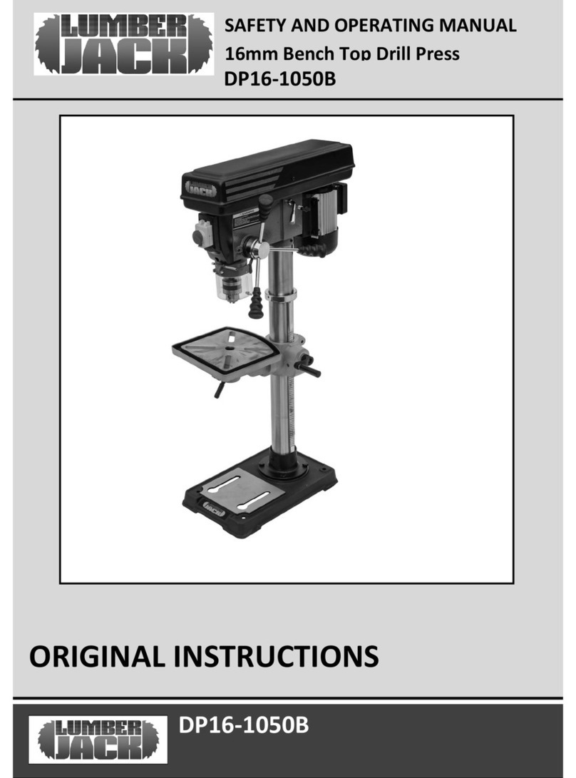 Lumberjack DP16-1050B Original instructions