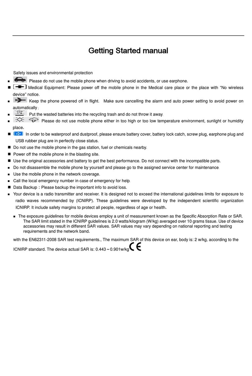 ISAFE MOBILE RG930EX Parts list manual