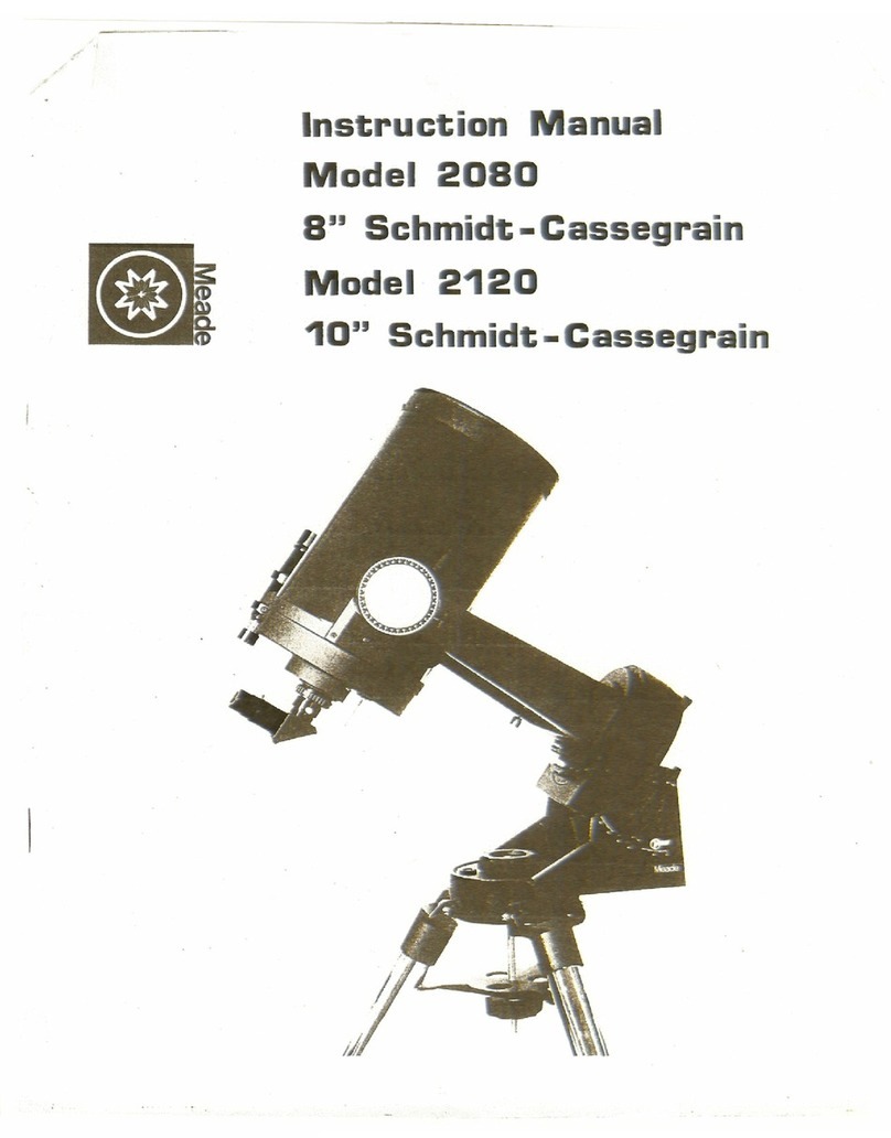 Meade 2080 User manual Meade 2080 User manual