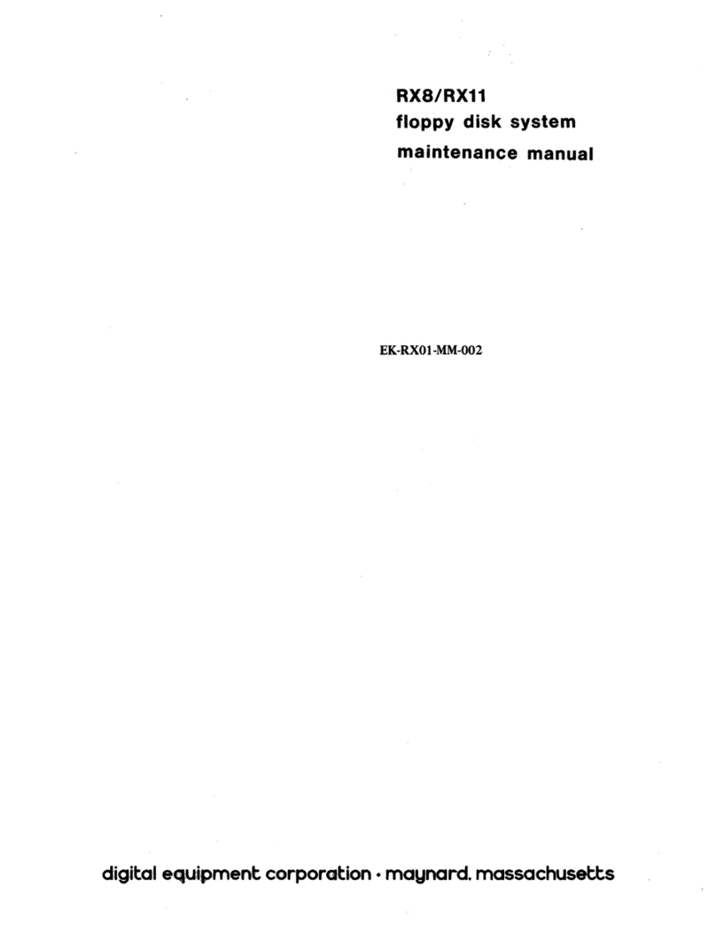 Digital Equipment RX8 User manual