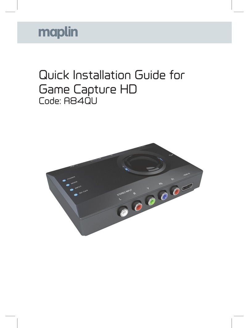 Maplin A84QU Quick installation guide
