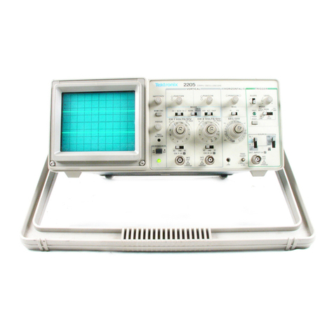 Tektronix 2205 User manual