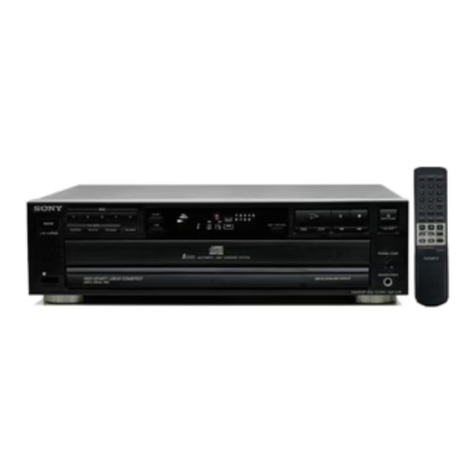 Sony CDP-C313M User manual