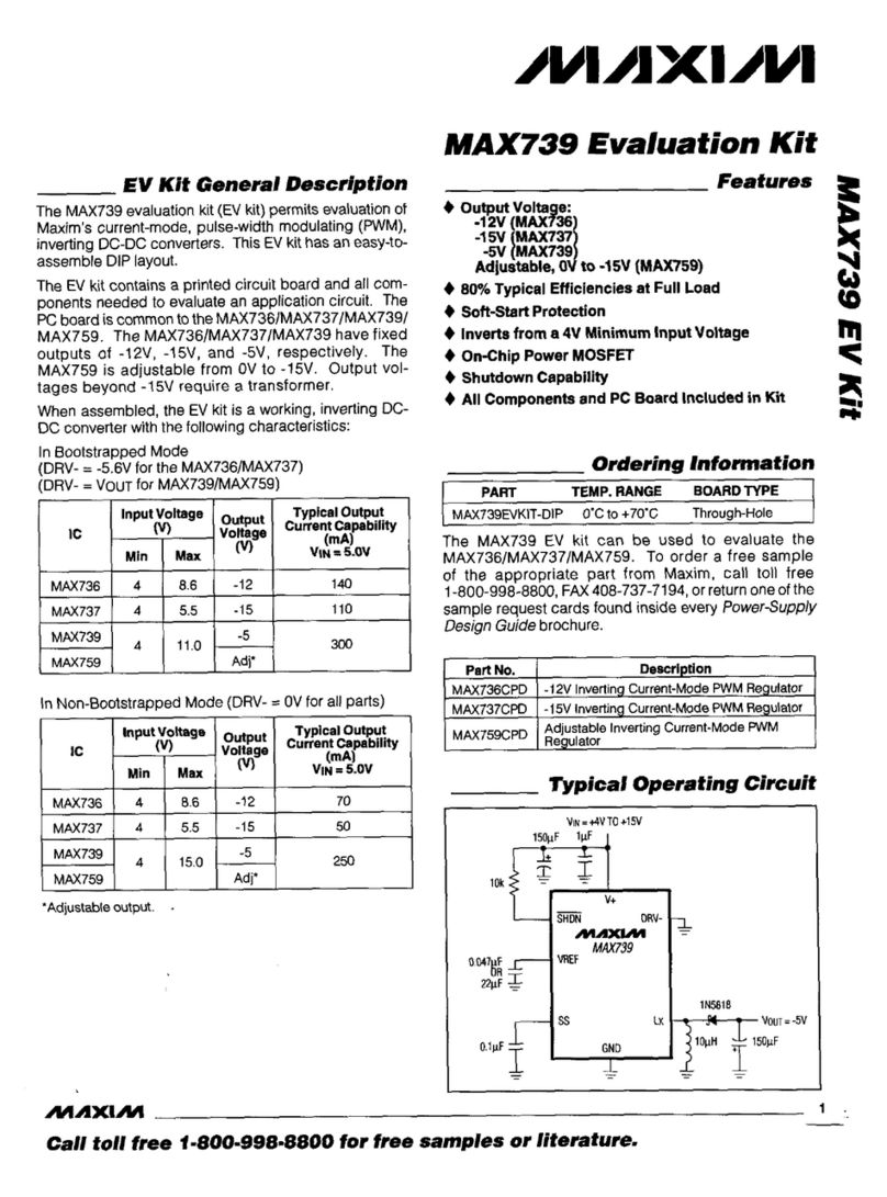 Maxim MAX739 manual