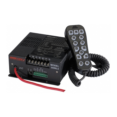 Code 3 3599L5 Installation & operation manual