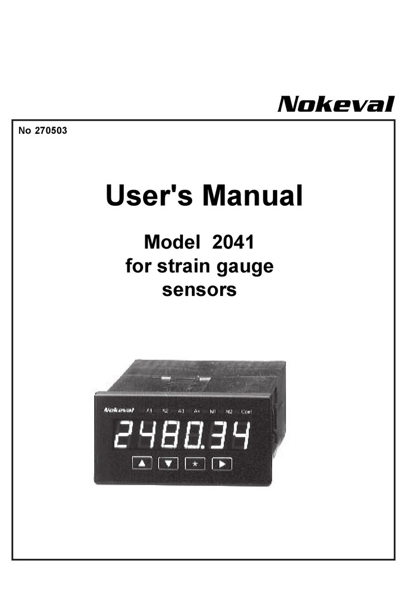 Nokeval 2041 User manual