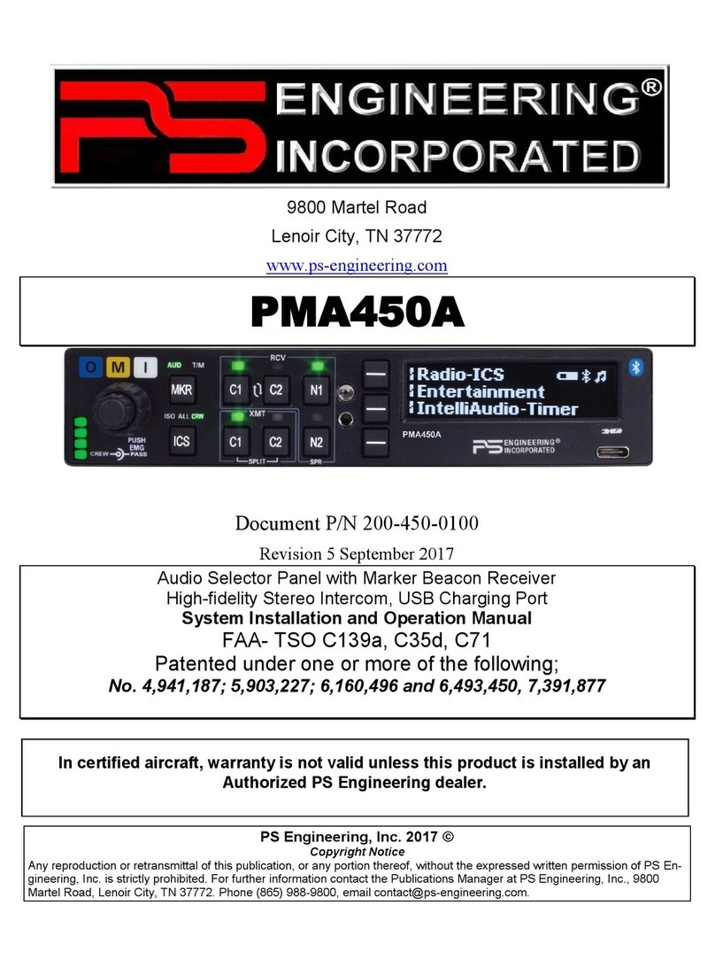 PS Engineering PMA450A User guide
