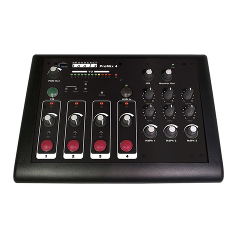 Broadcast Tools ProMix 4 User manual