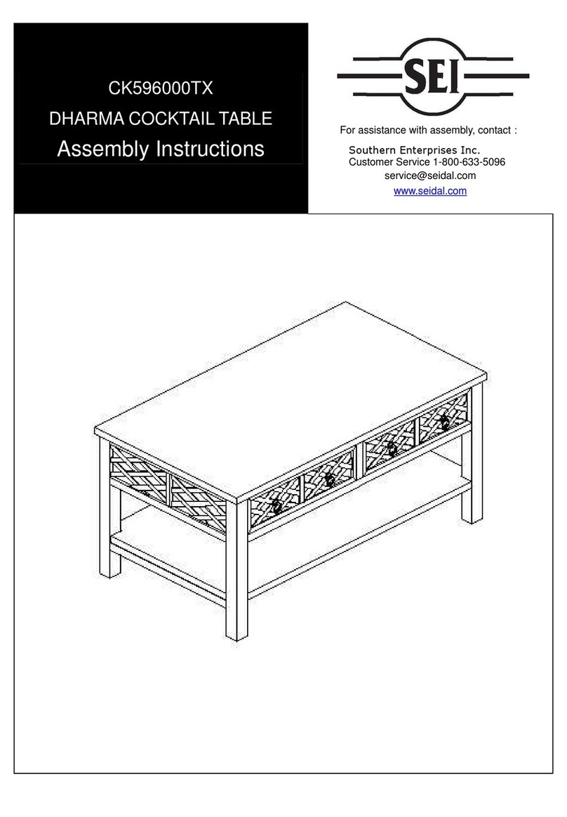 SEI CK596000TX Assembly instructions
