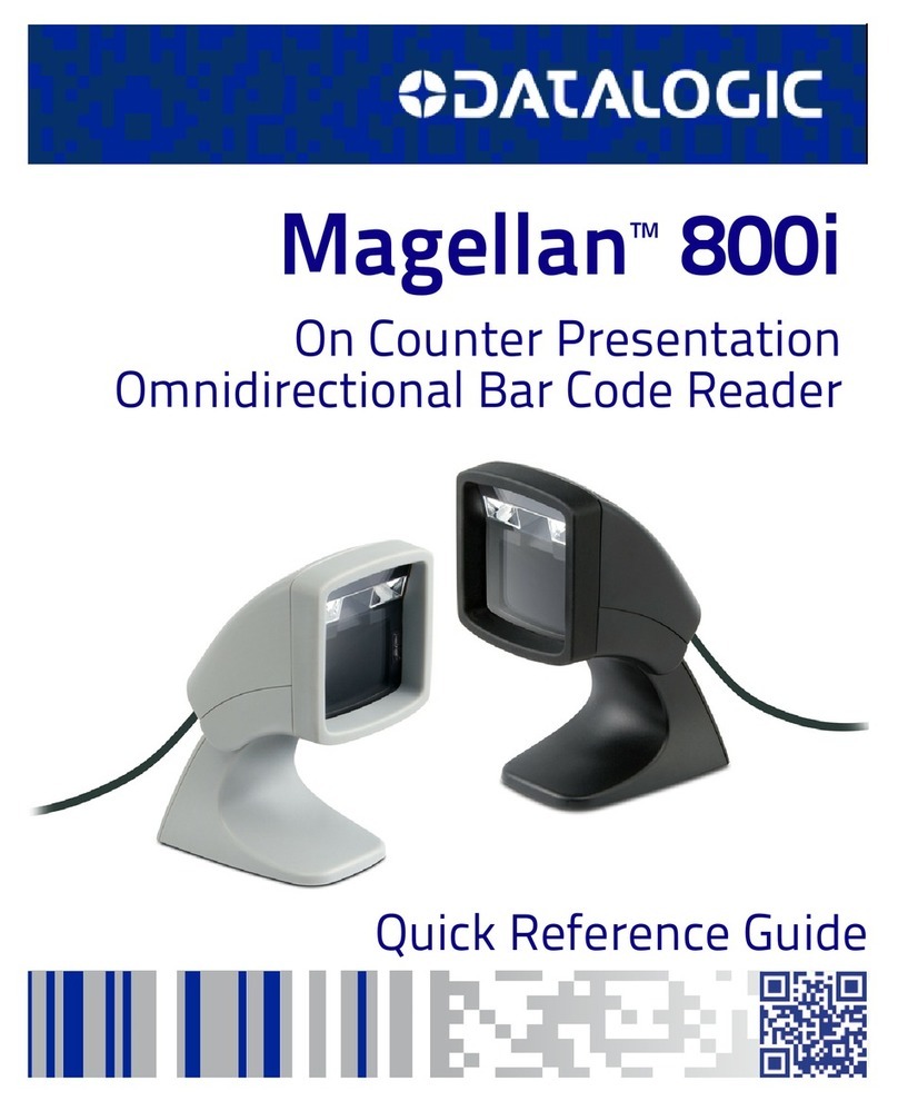 Datalogic Magellan 800i Quick reference guide