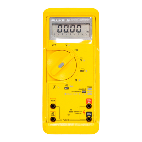 Fluke 79 instruction sheet