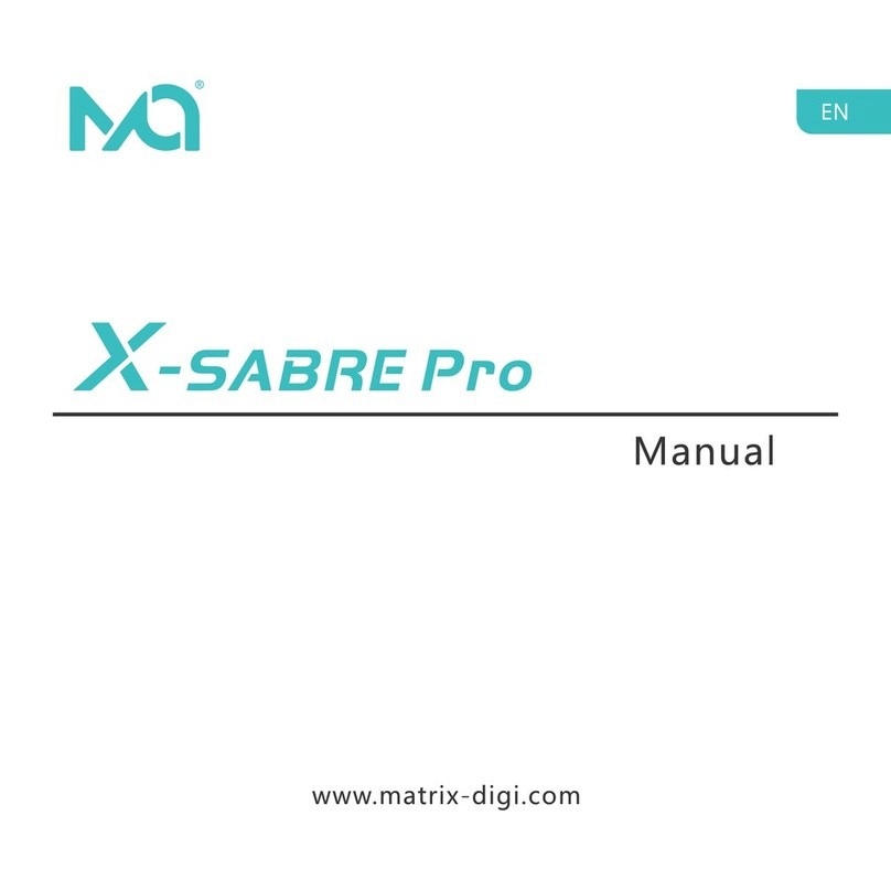 Matrix X-Sabre Pro manual Matrix X-Sabre Pro manual